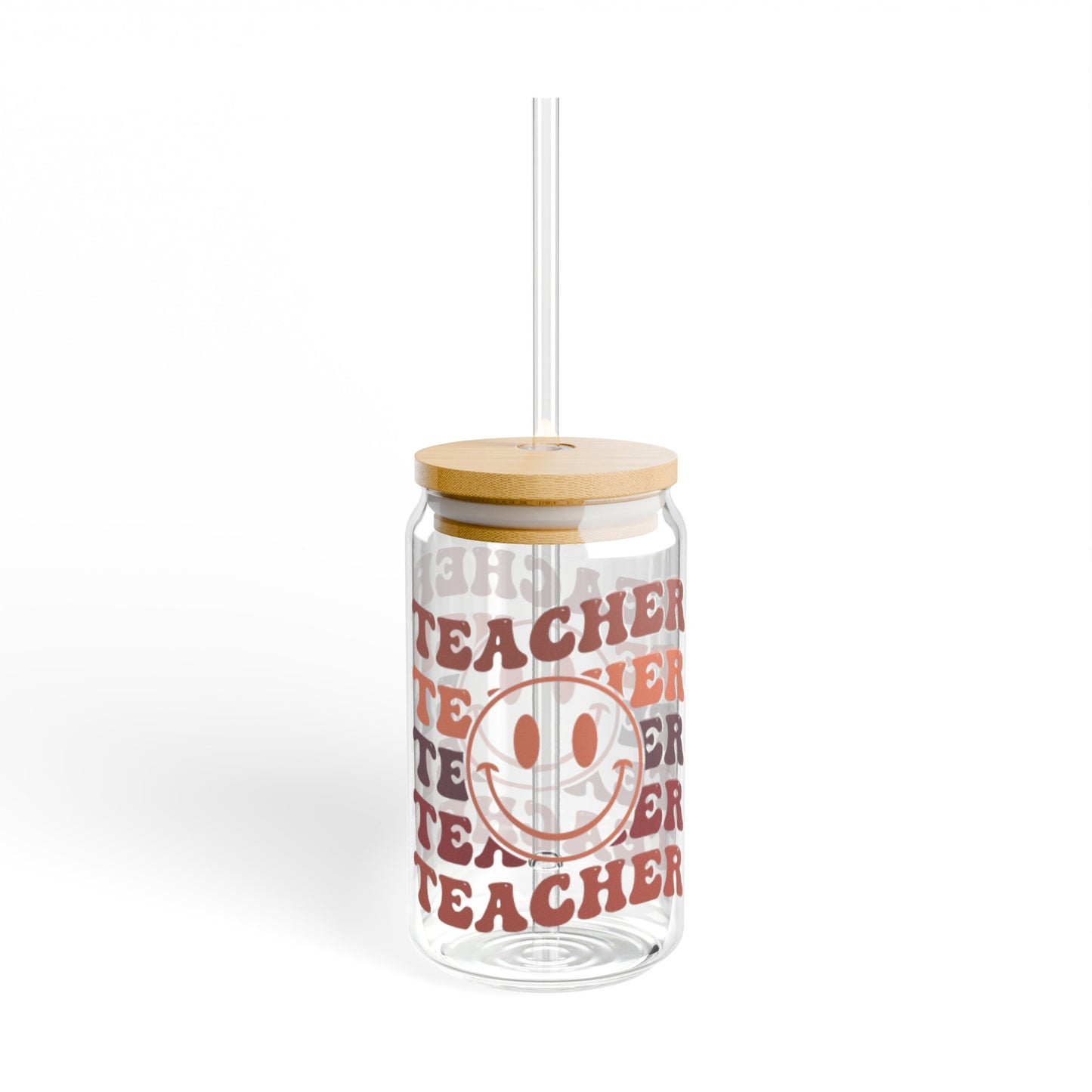 Teacher Groovy Sipper Glass