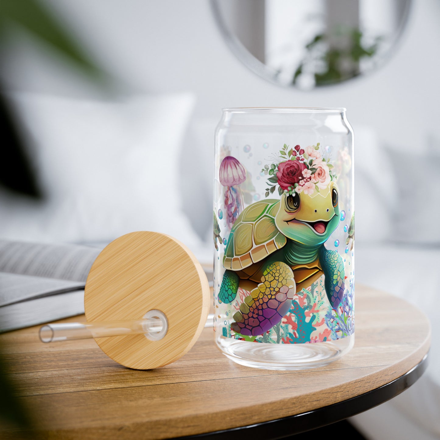 Cute Turtle Glass