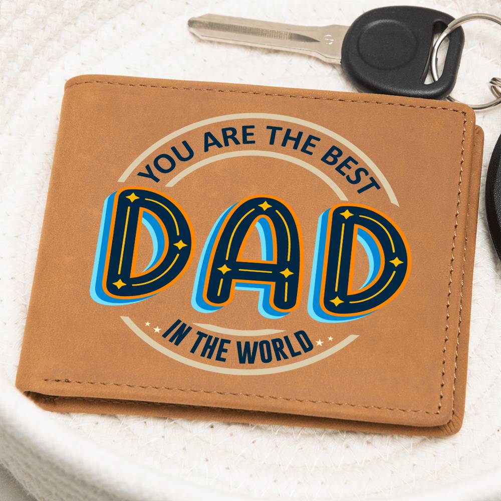 Dad You Are the Best Leather Wallet