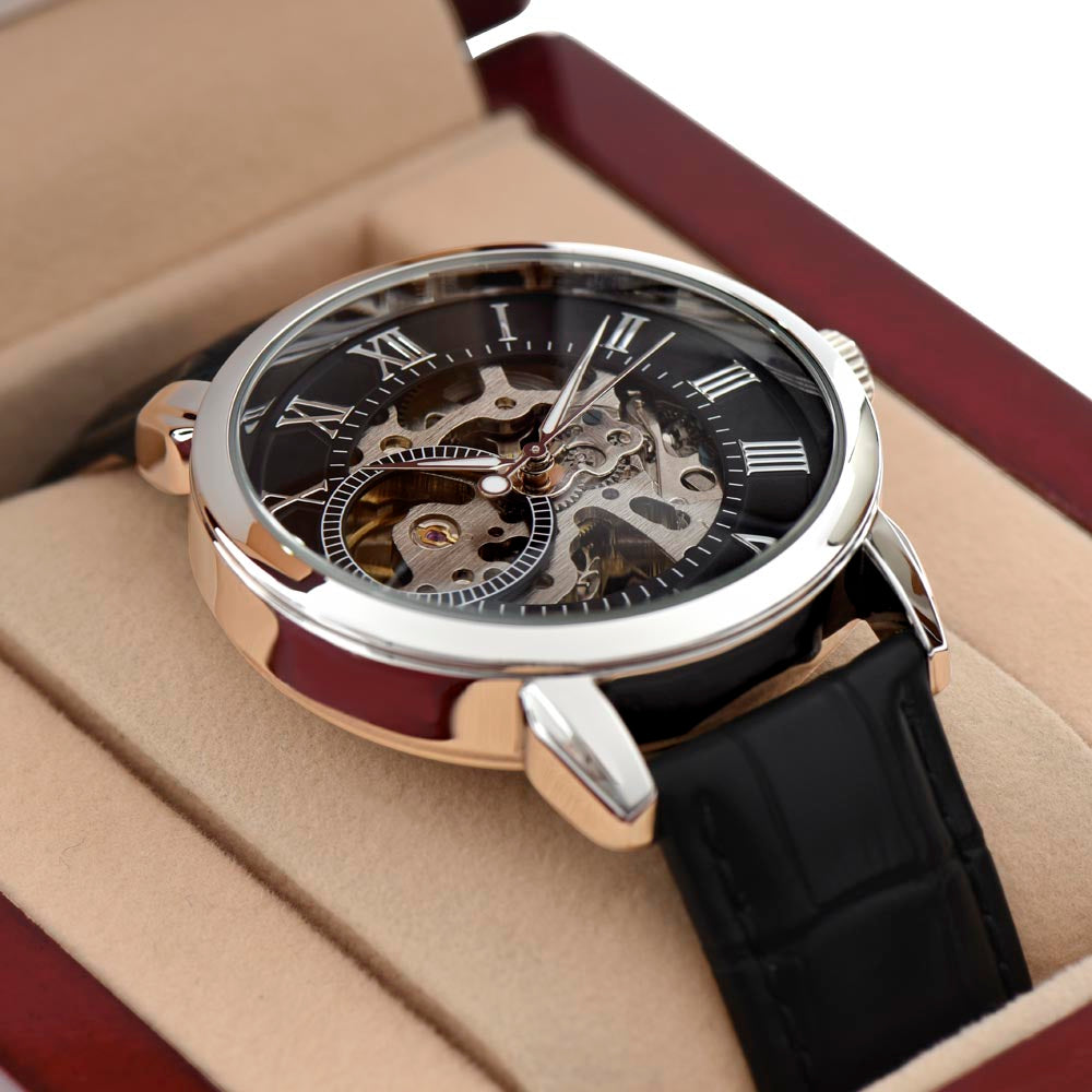 Dad-Thank You-Openwork Watch