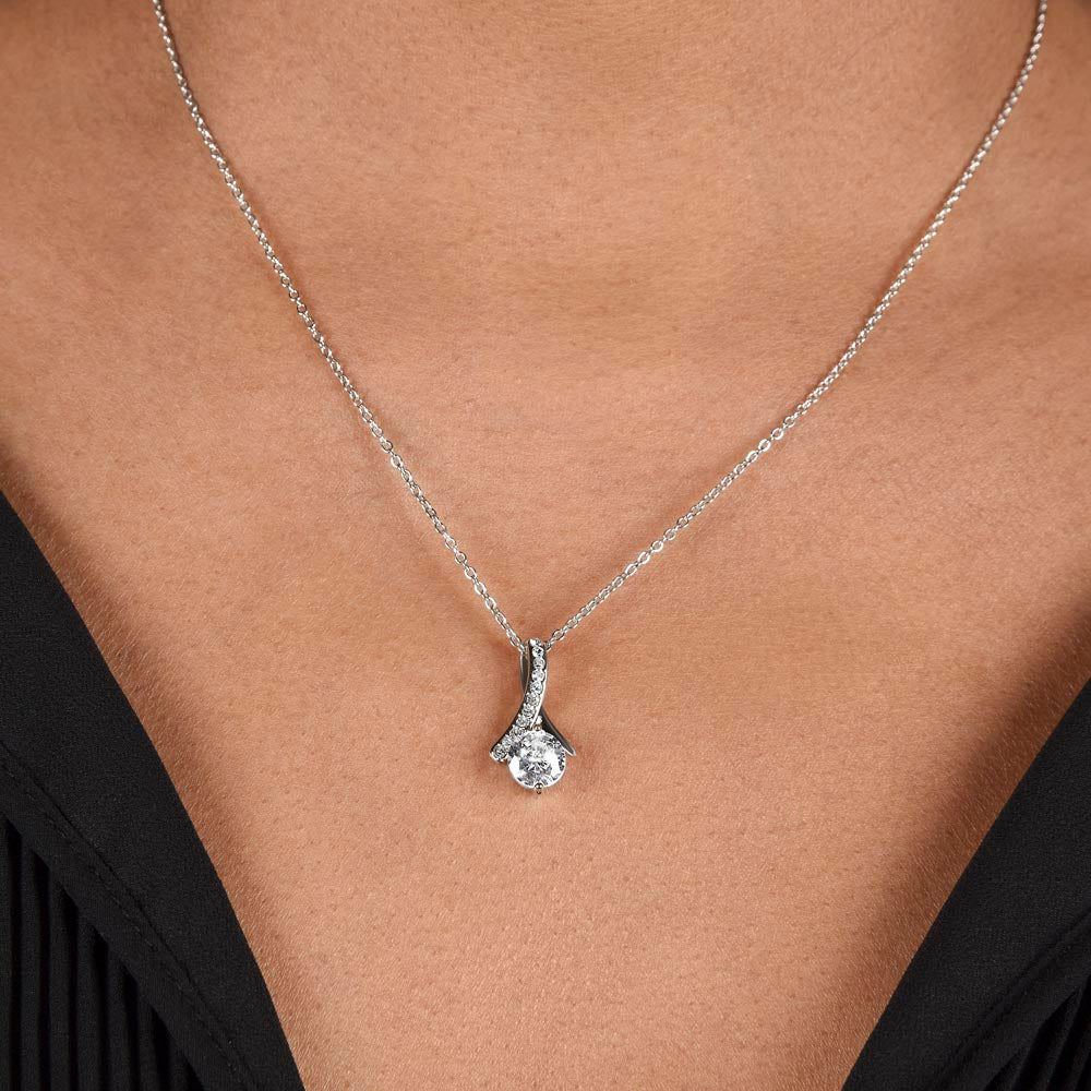 To My Soulmate - Each time I think of you Alluring Beauty Necklace