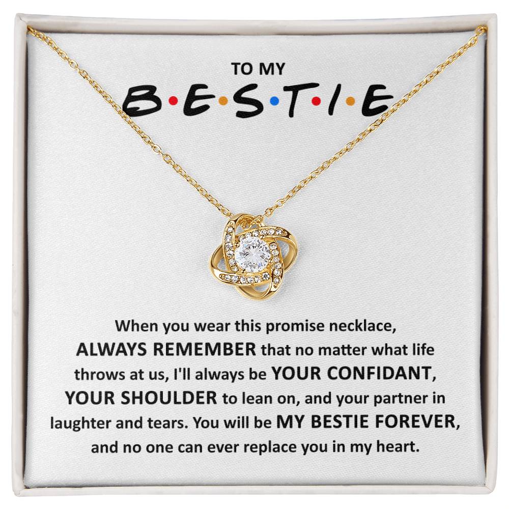 Bestie-Promise Love Knot Necklace