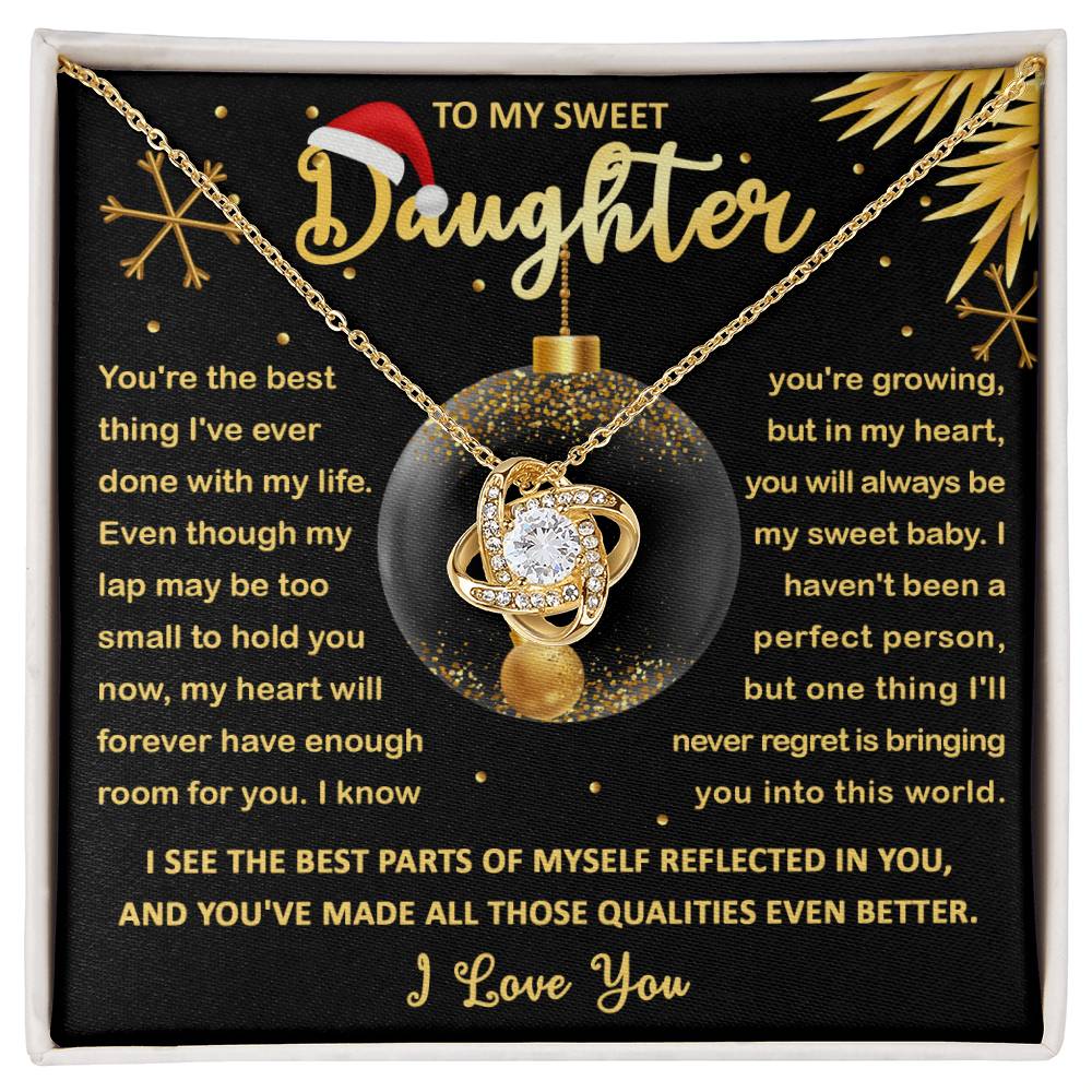 Daughter-Room For You Love Knot Necklace