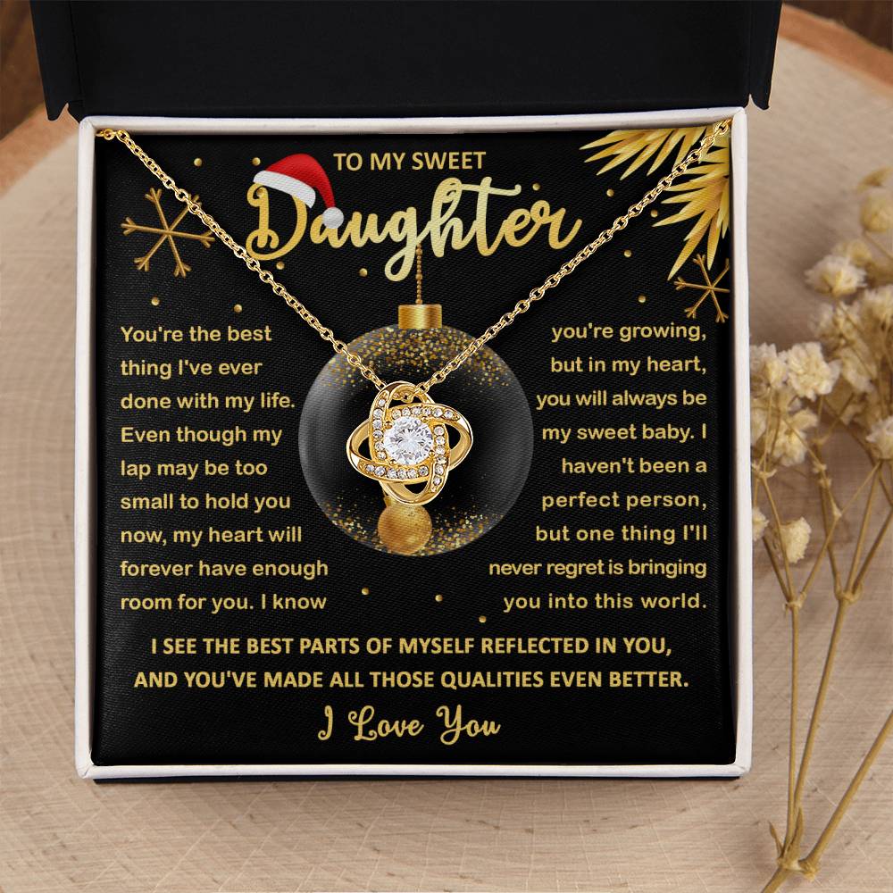 Daughter-Room For You Love Knot Necklace