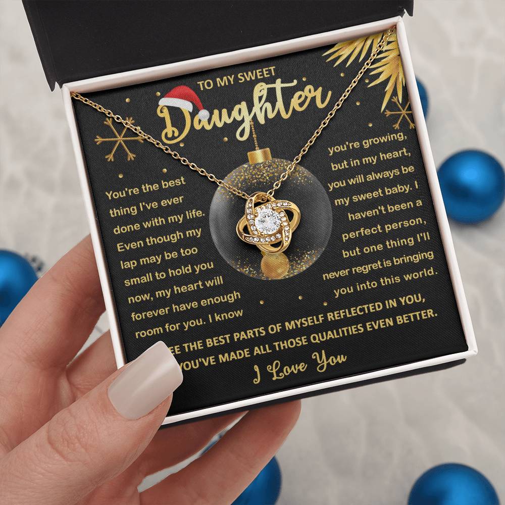 Daughter-Room For You Love Knot Necklace