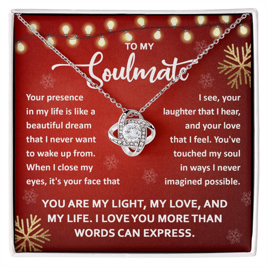 Soulmate-Beautiful Dream Love Knot Necklace