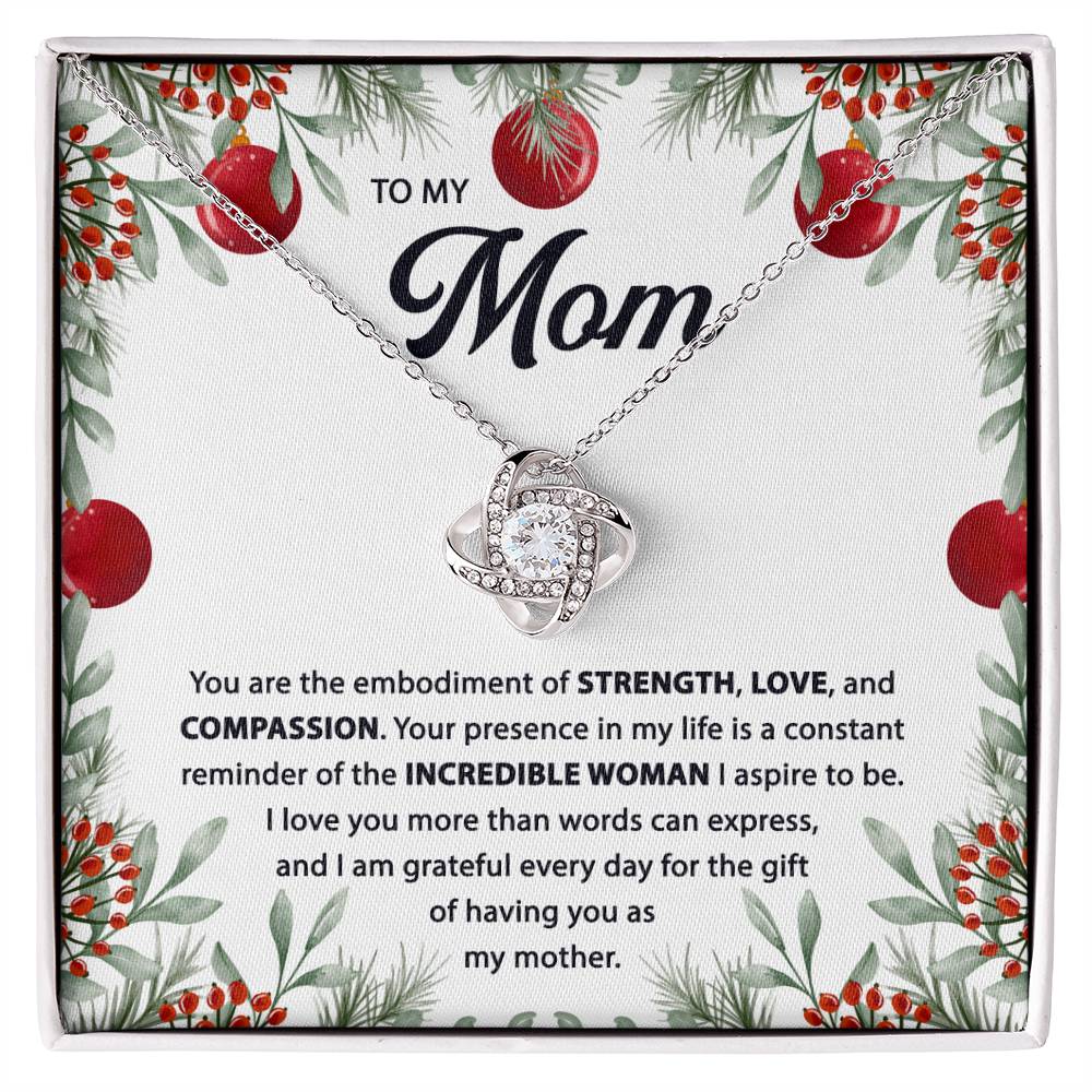 Mom-Embodiment Of Love Love Knot Necklace