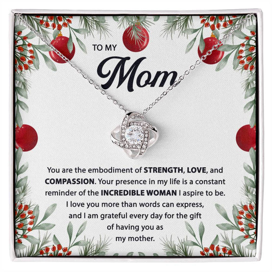 Mom-Embodiment Of Love Love Knot Necklace