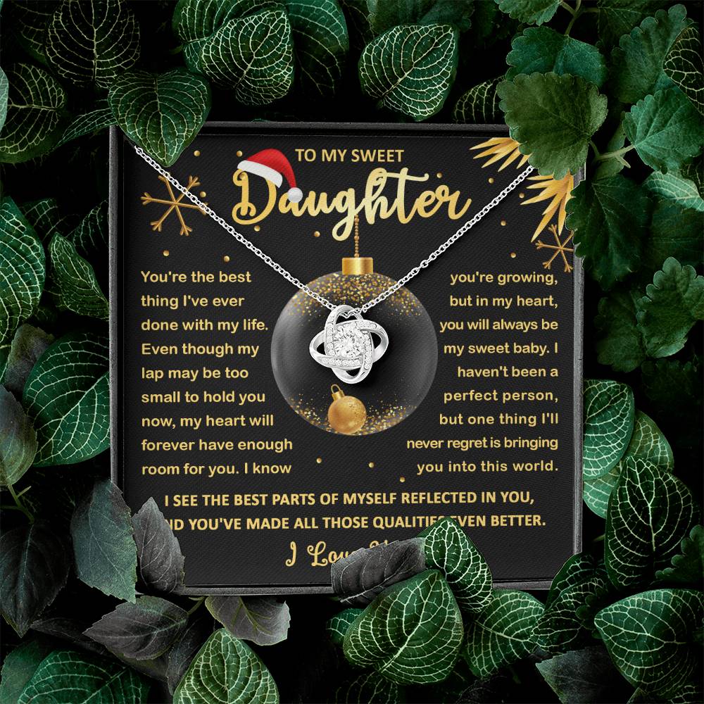 Daughter-Room For You Love Knot Necklace