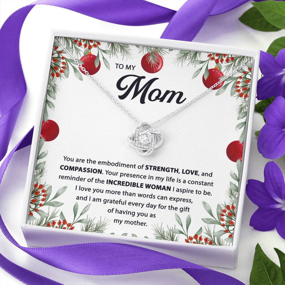 Mom-Embodiment Of Love Love Knot Necklace