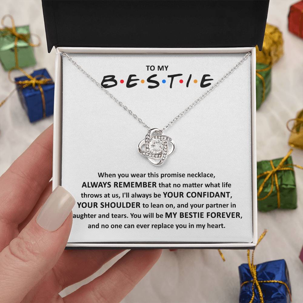 Bestie-Promise Love Knot Necklace