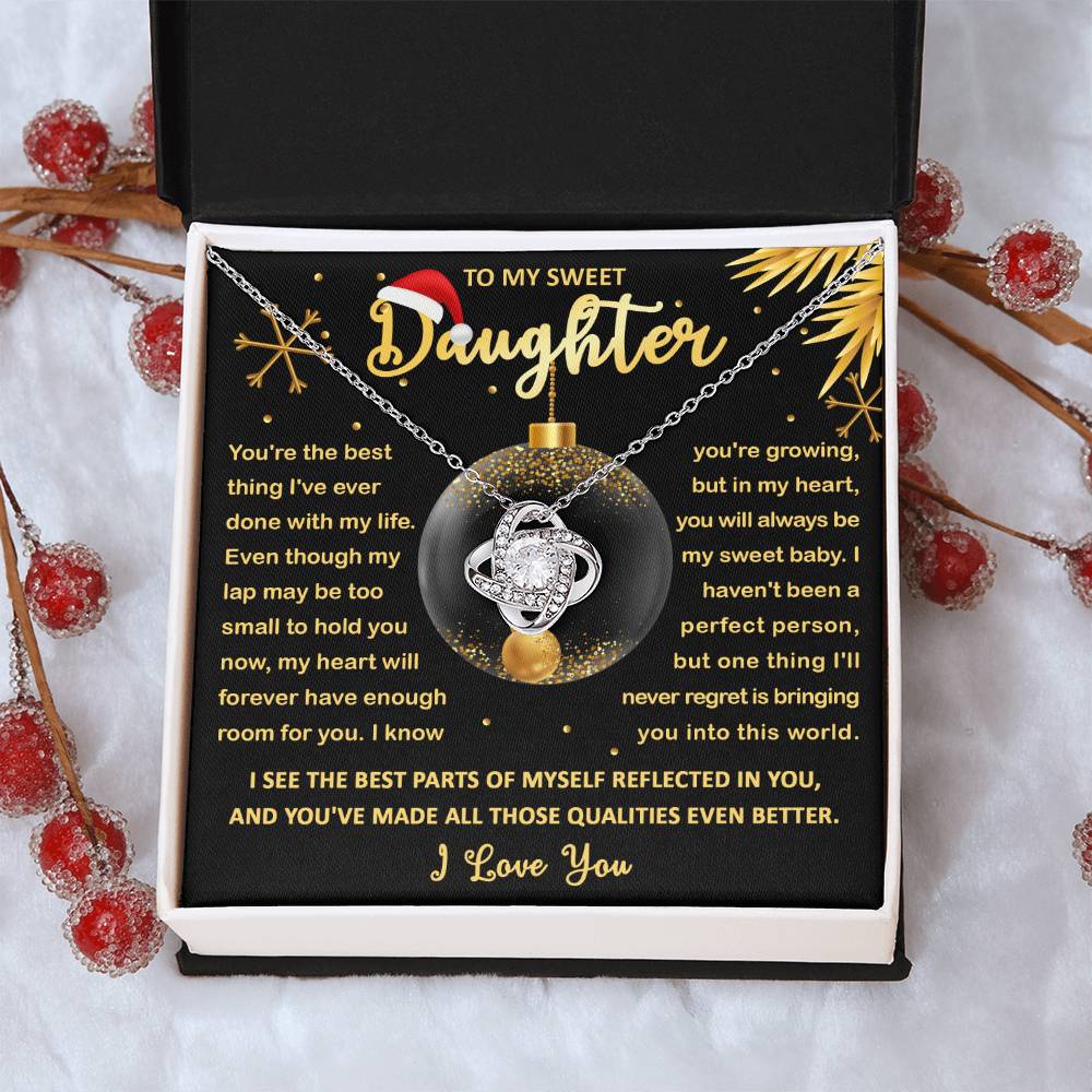 Daughter-Room For You Love Knot Necklace