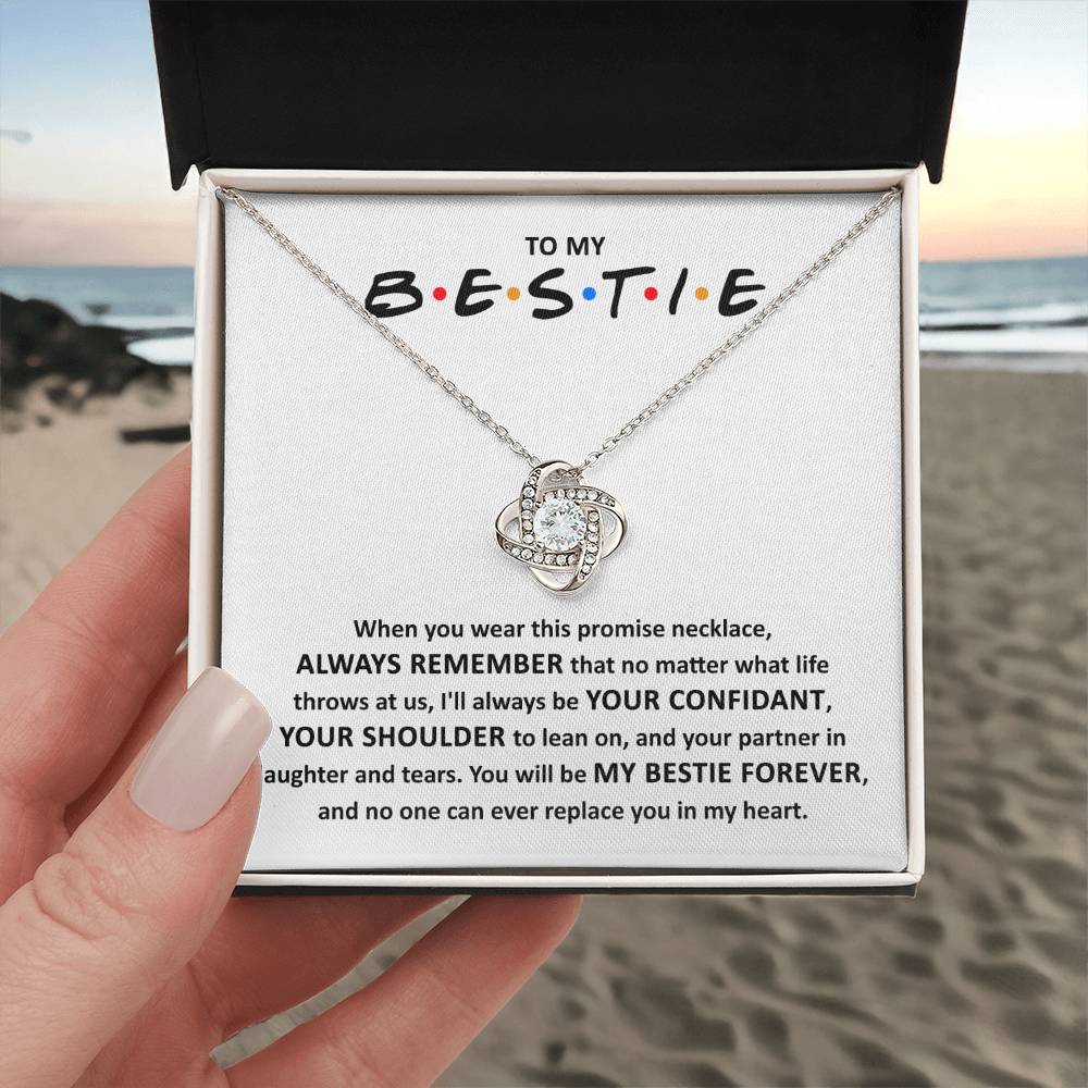 Bestie-Promise Love Knot Necklace