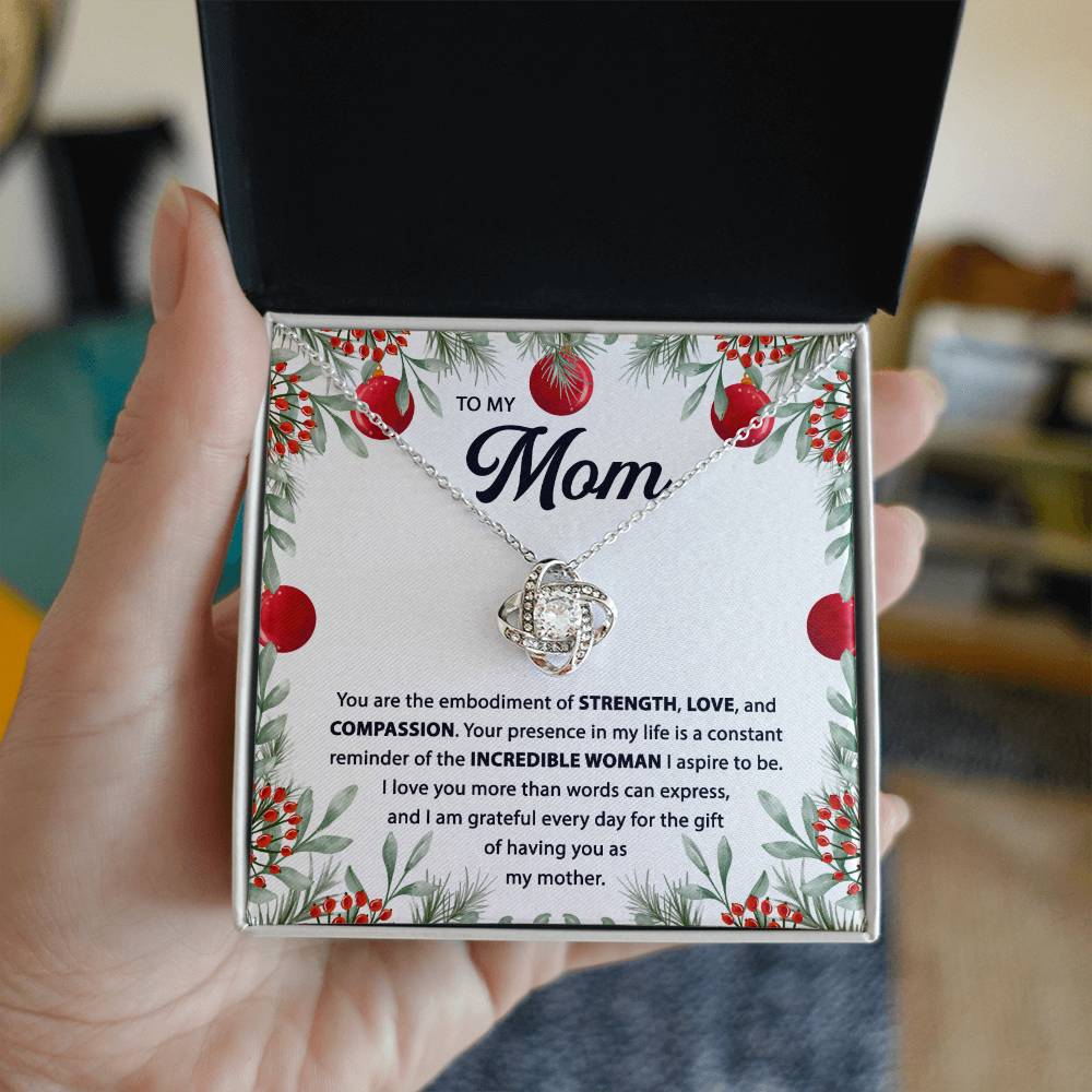 Mom-Embodiment Of Love Love Knot Necklace