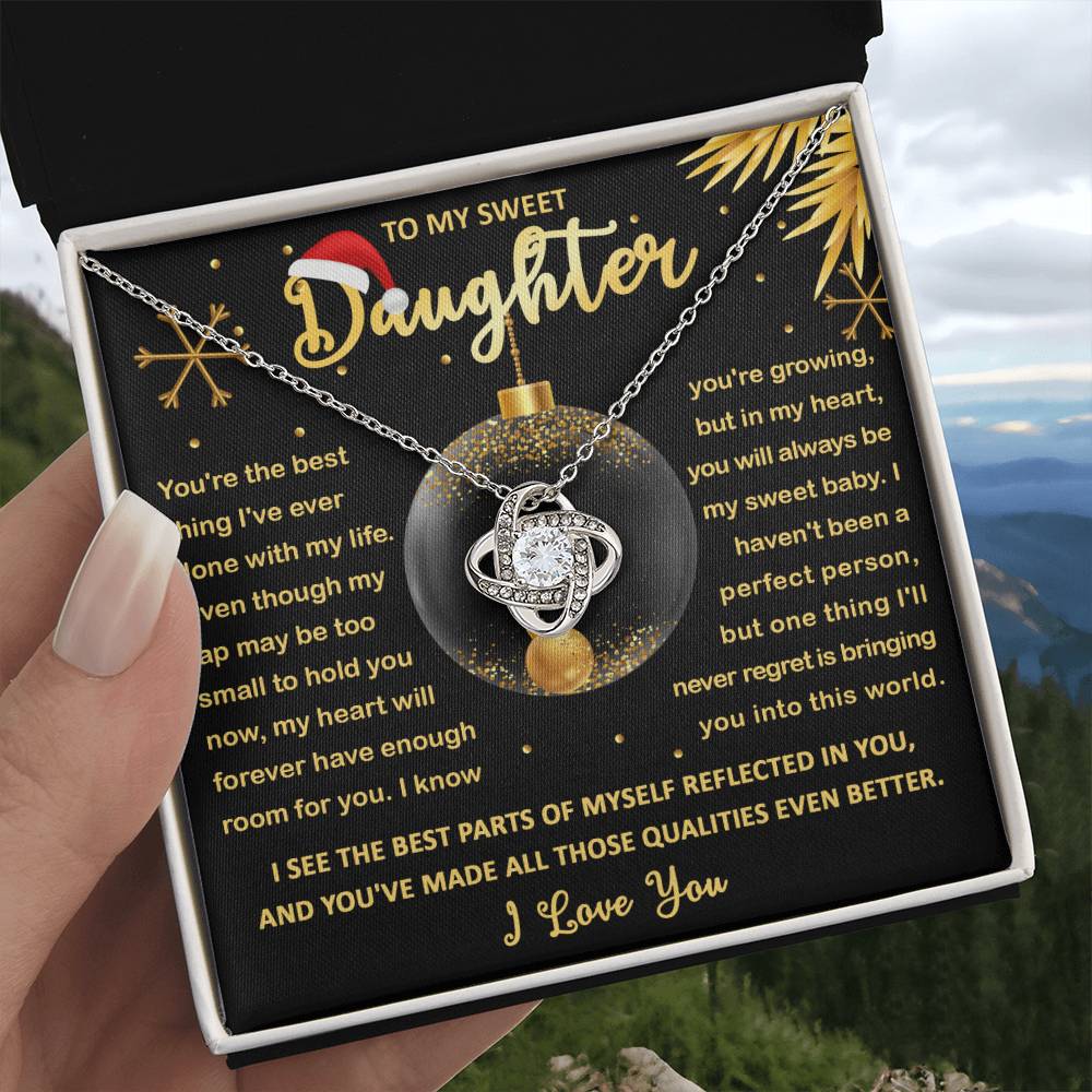 Daughter-Room For You Love Knot Necklace