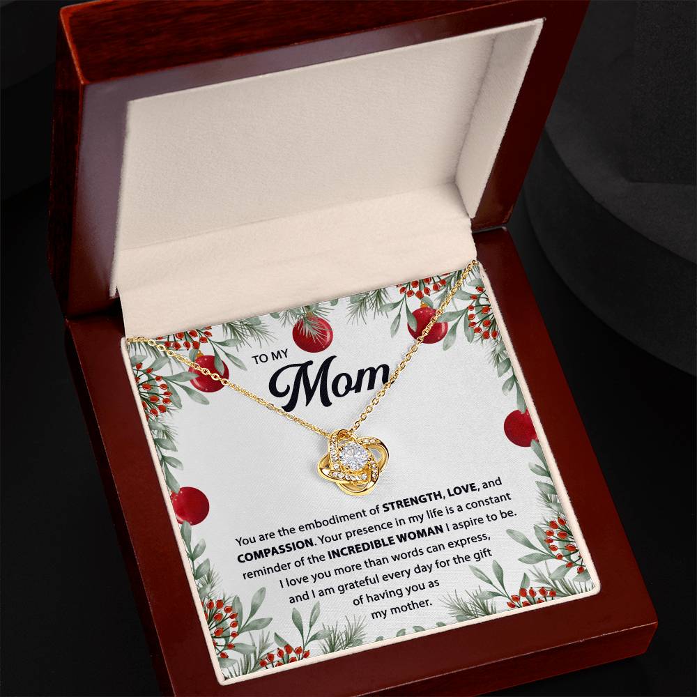 Mom-Embodiment Of Love Love Knot Necklace