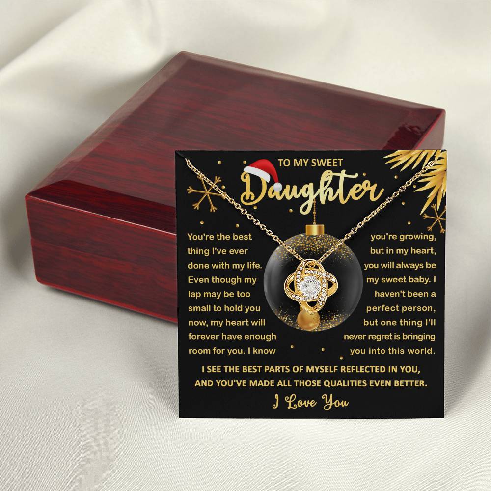 Daughter-Room For You Love Knot Necklace