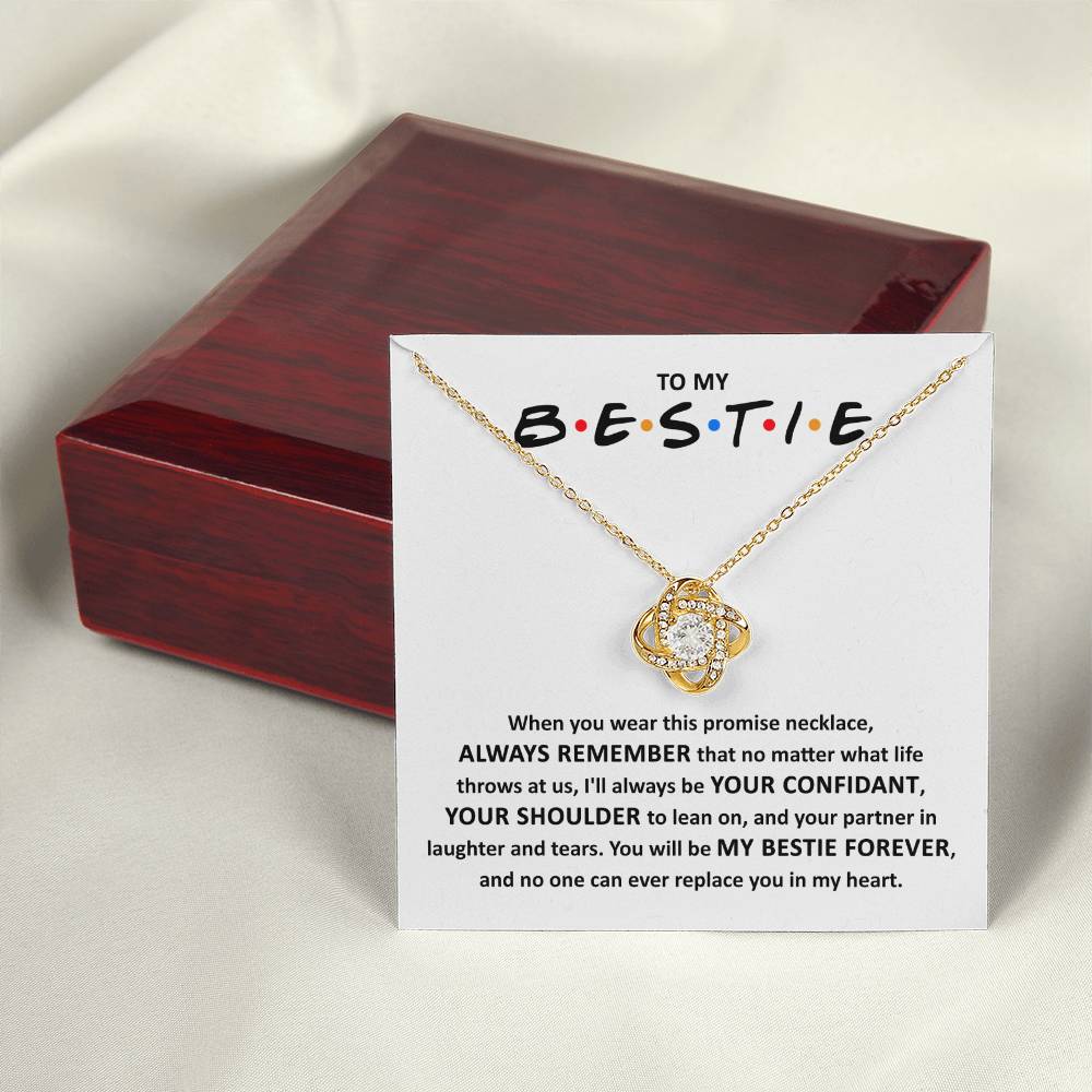 Bestie-Promise Love Knot Necklace