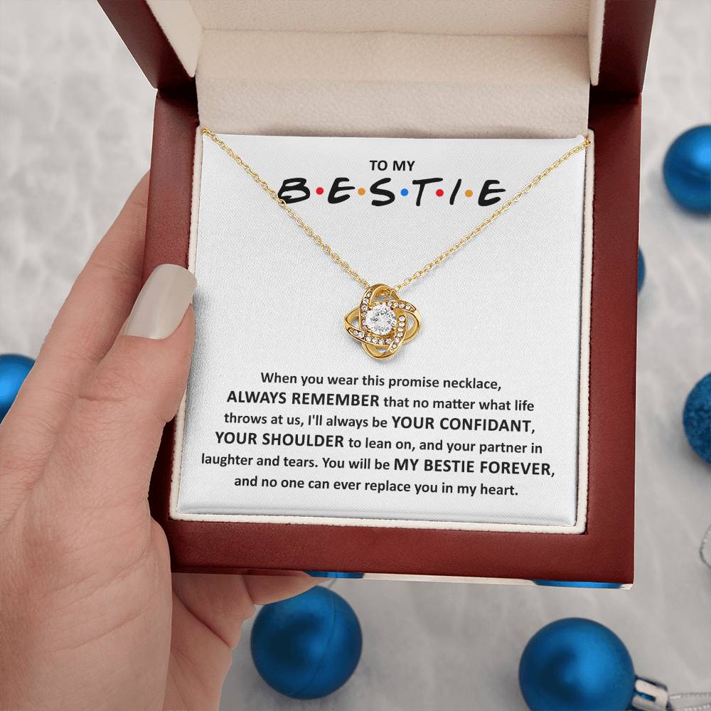 Bestie-Promise Love Knot Necklace