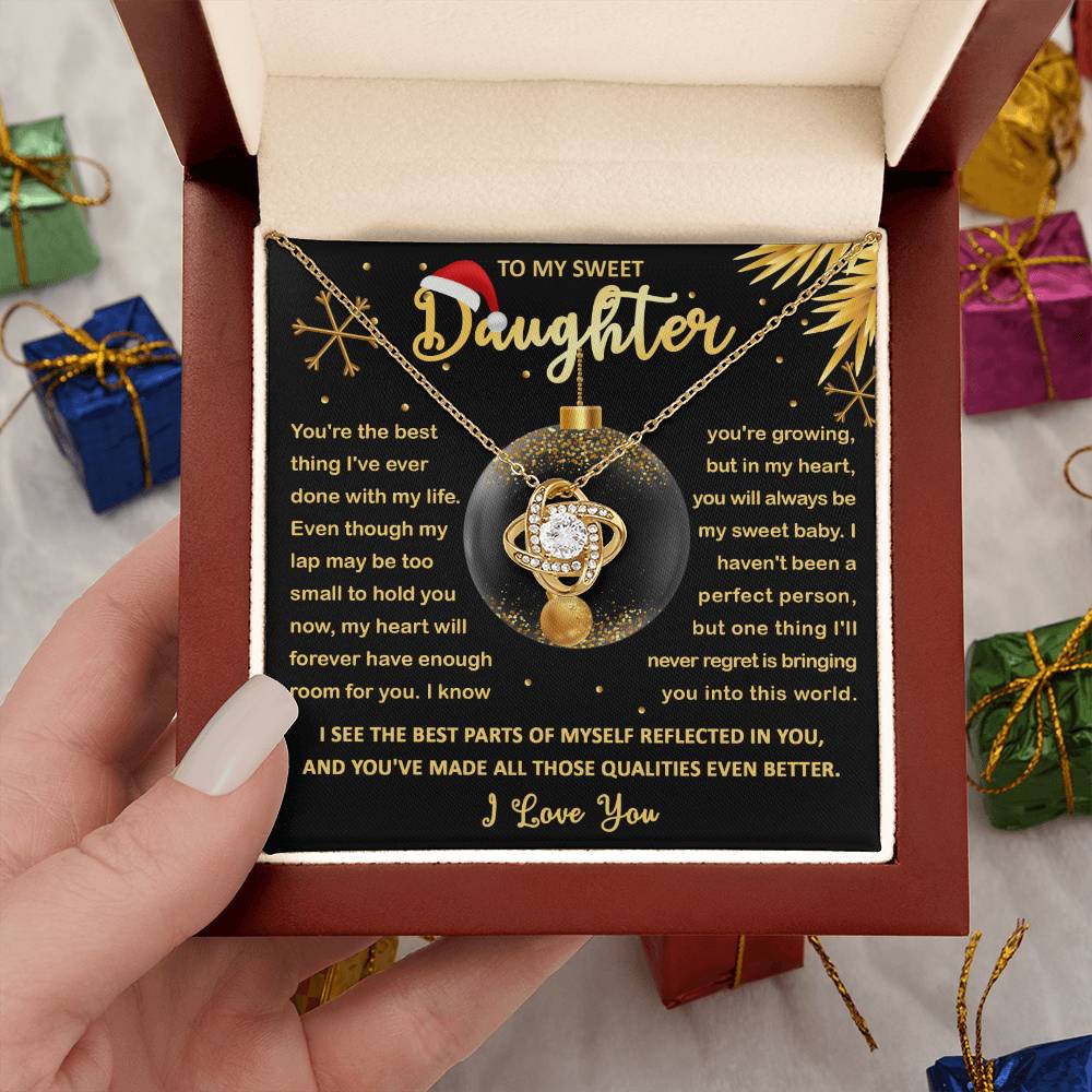 Daughter-Room For You Love Knot Necklace