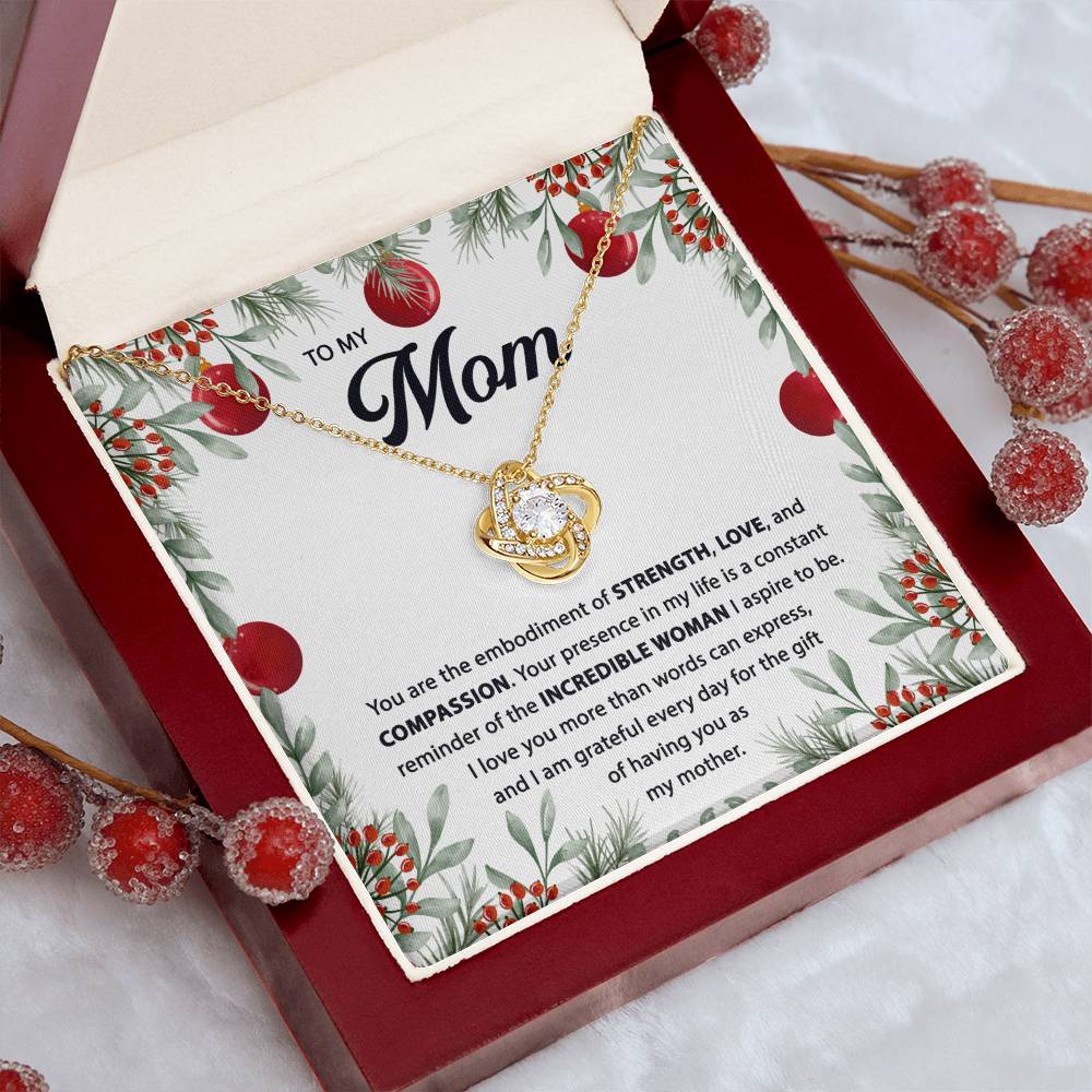 Mom-Embodiment Of Love Love Knot Necklace