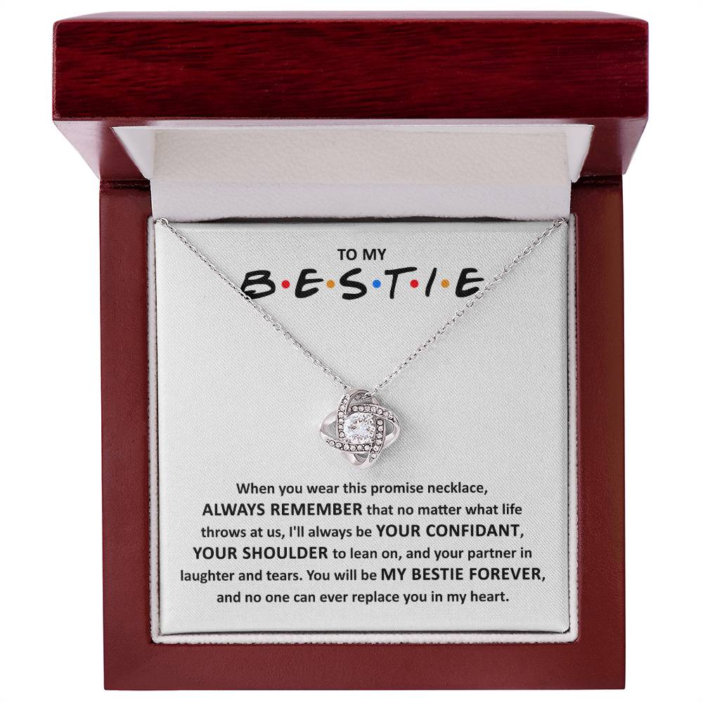 Bestie-Promise Love Knot Necklace