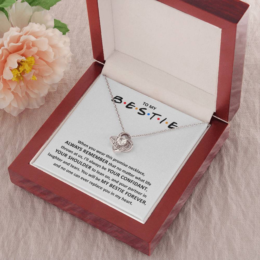 Bestie-Promise Love Knot Necklace