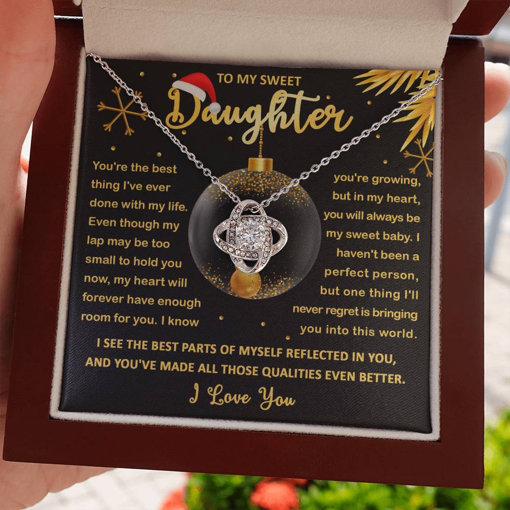 Daughter-Room For You Love Knot Necklace