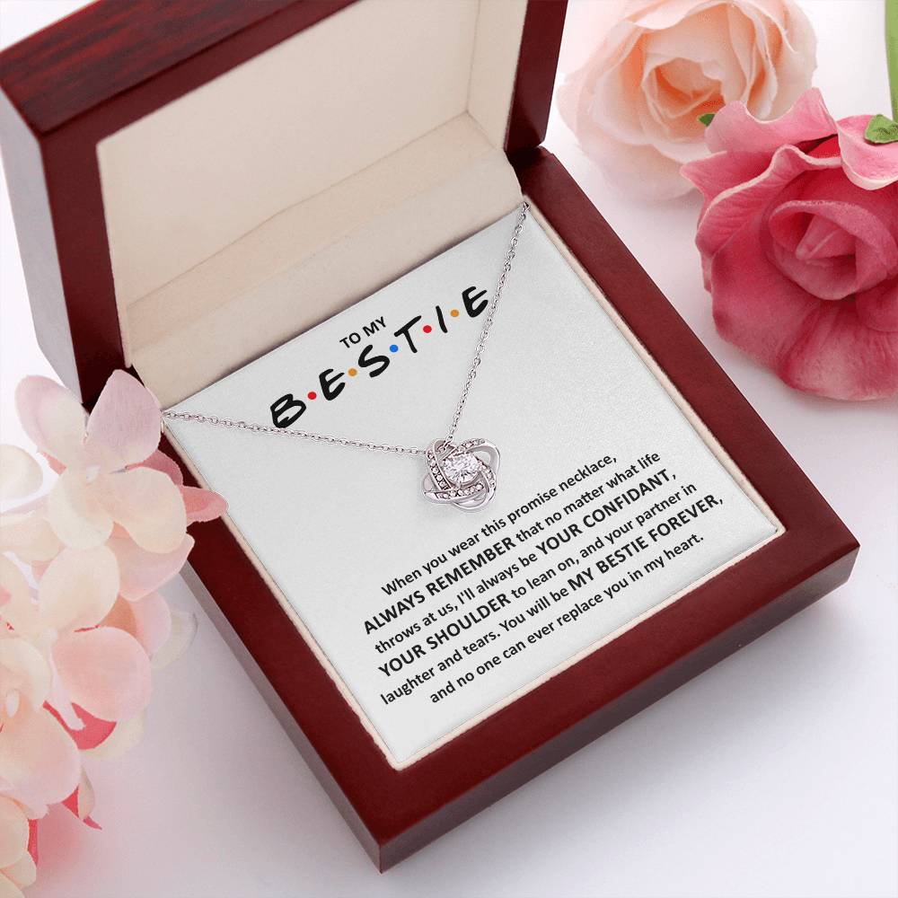 Bestie-Promise Love Knot Necklace