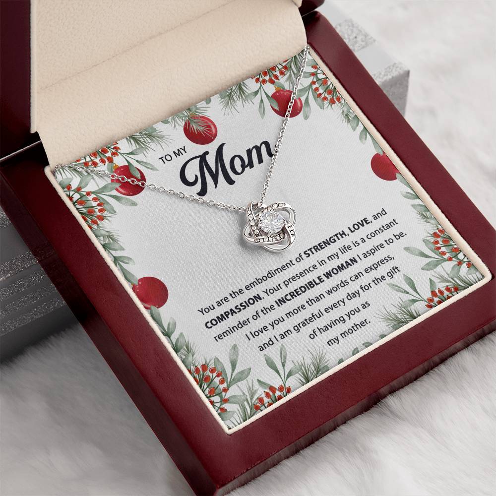 Mom-Embodiment Of Love Love Knot Necklace