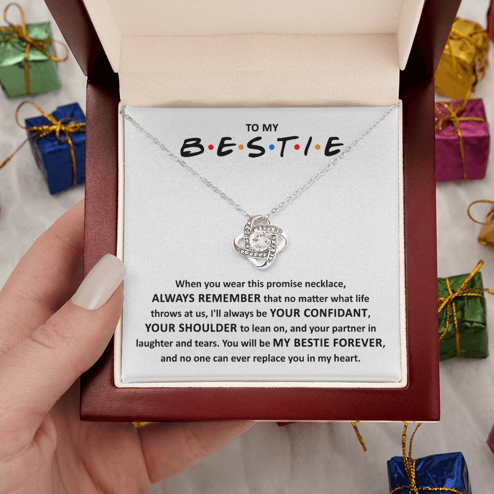 Bestie-Promise Love Knot Necklace