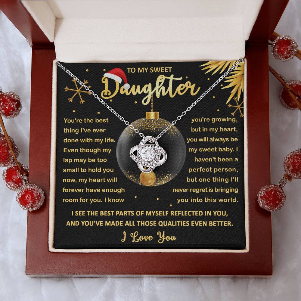 Daughter-Room For You Love Knot Necklace