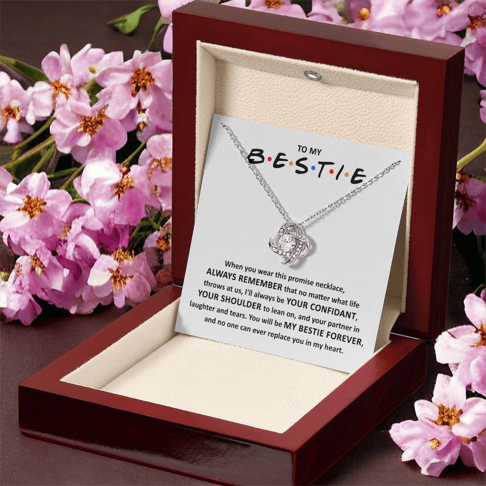 Bestie-Promise Love Knot Necklace