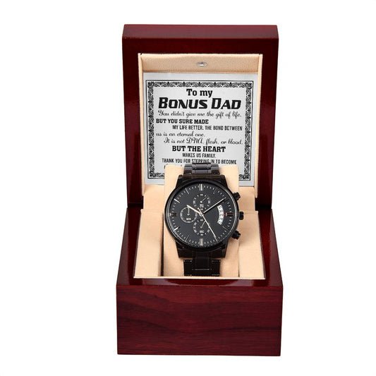 Bonus Dad-Gift Of Life-Metal Chronograph Watch