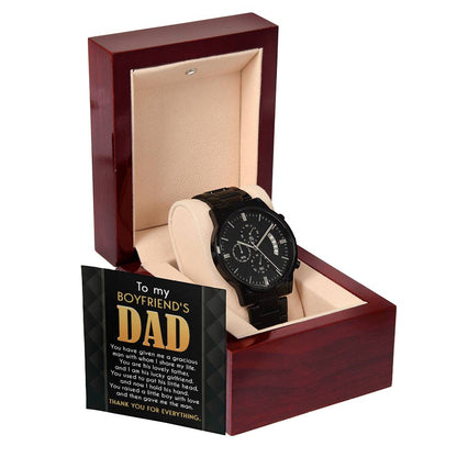 Boyfriend's Dad-The Man-Metal Chronograph Watch