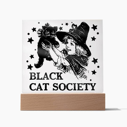 Black Cat Society-Acrylic