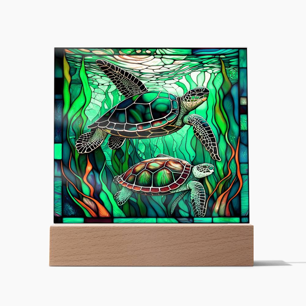 StainedGlass Turtle-Acrylic