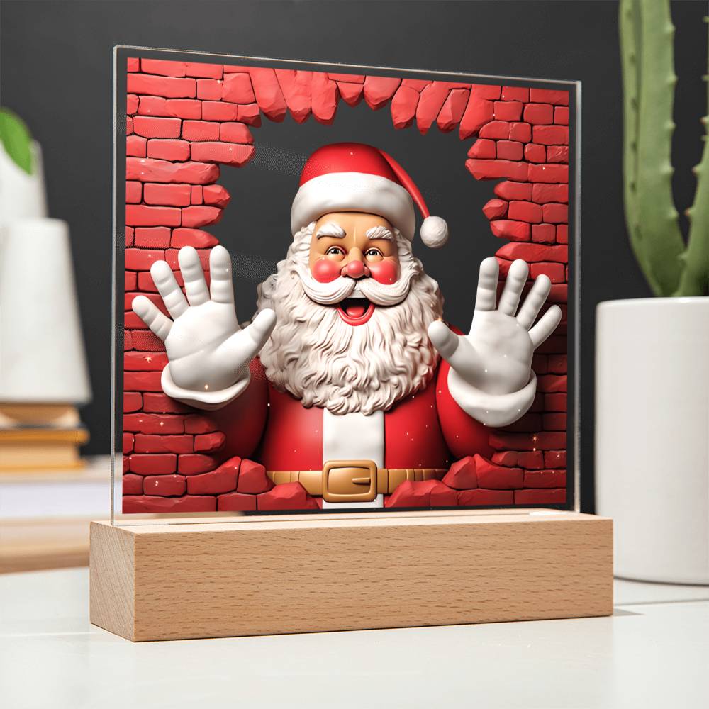 Christmas-Santa Claus 3D-Acrylic