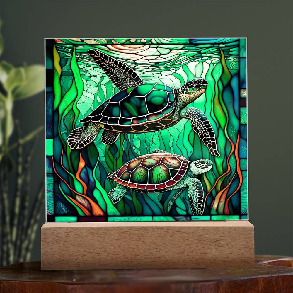 StainedGlass Turtle-Acrylic