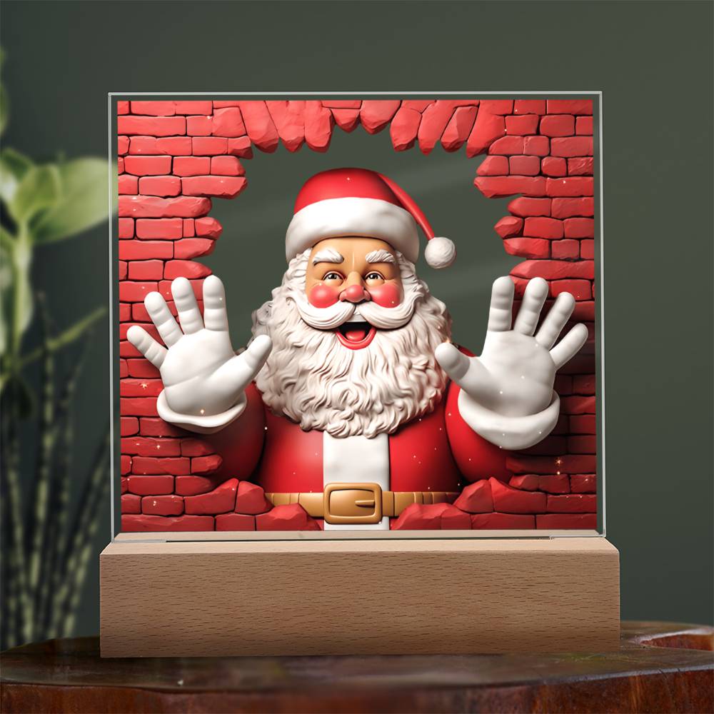 Christmas-Santa Claus 3D-Acrylic