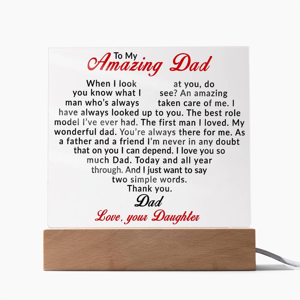 To Amazing Dad