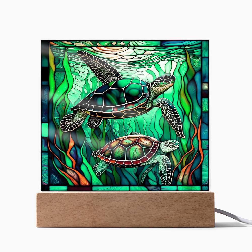 StainedGlass Turtle-Acrylic