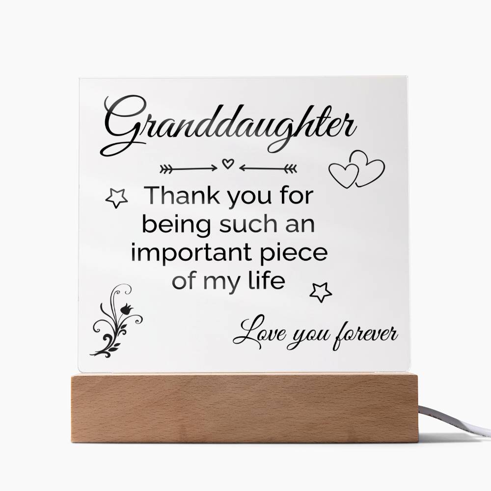 Granddaughter Gift - Love You Forever