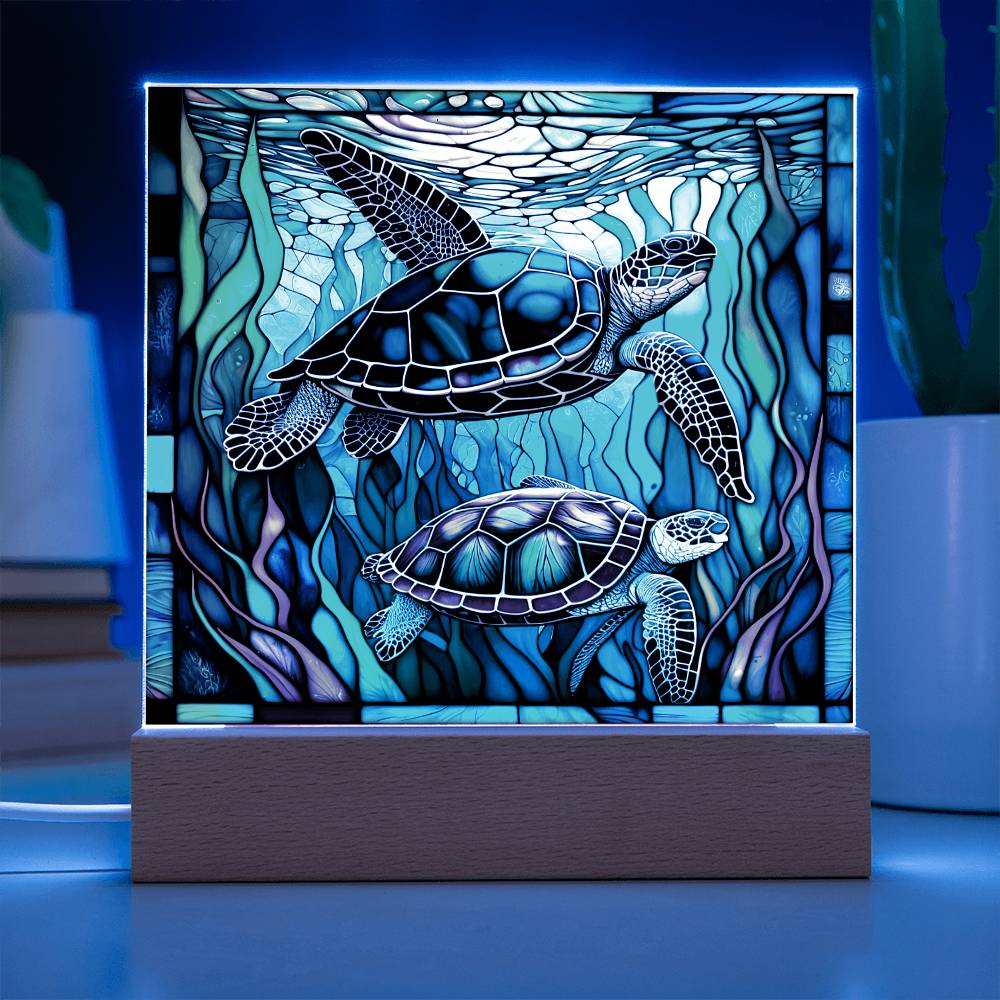 StainedGlass Turtle-Acrylic