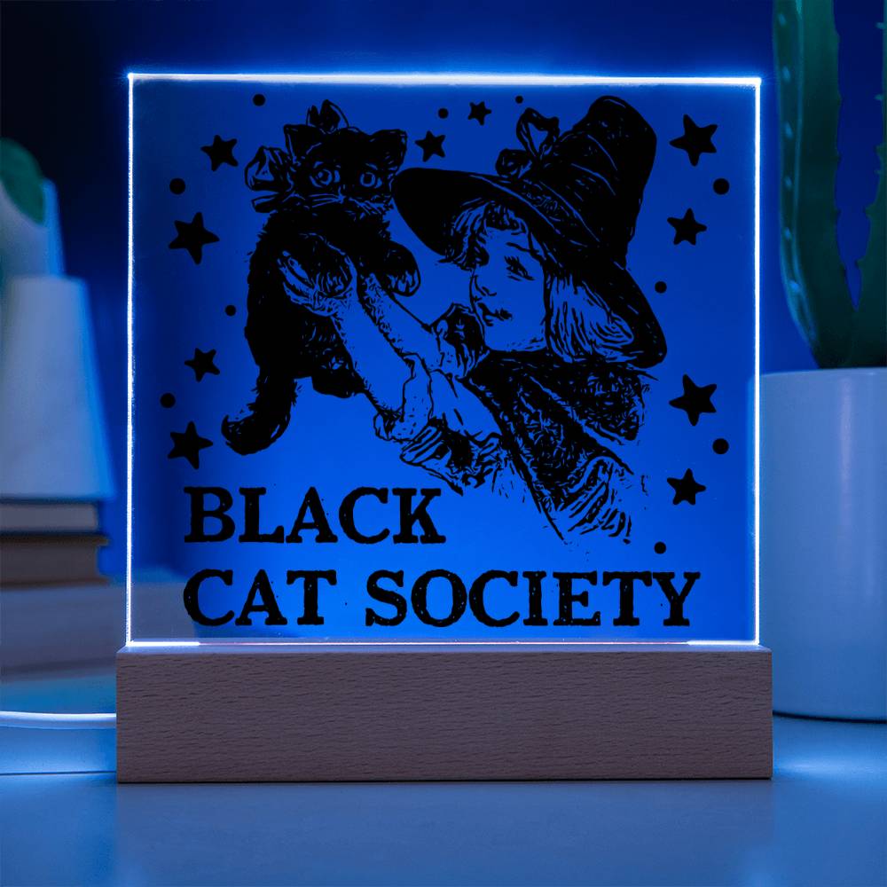 Black Cat Society-Acrylic