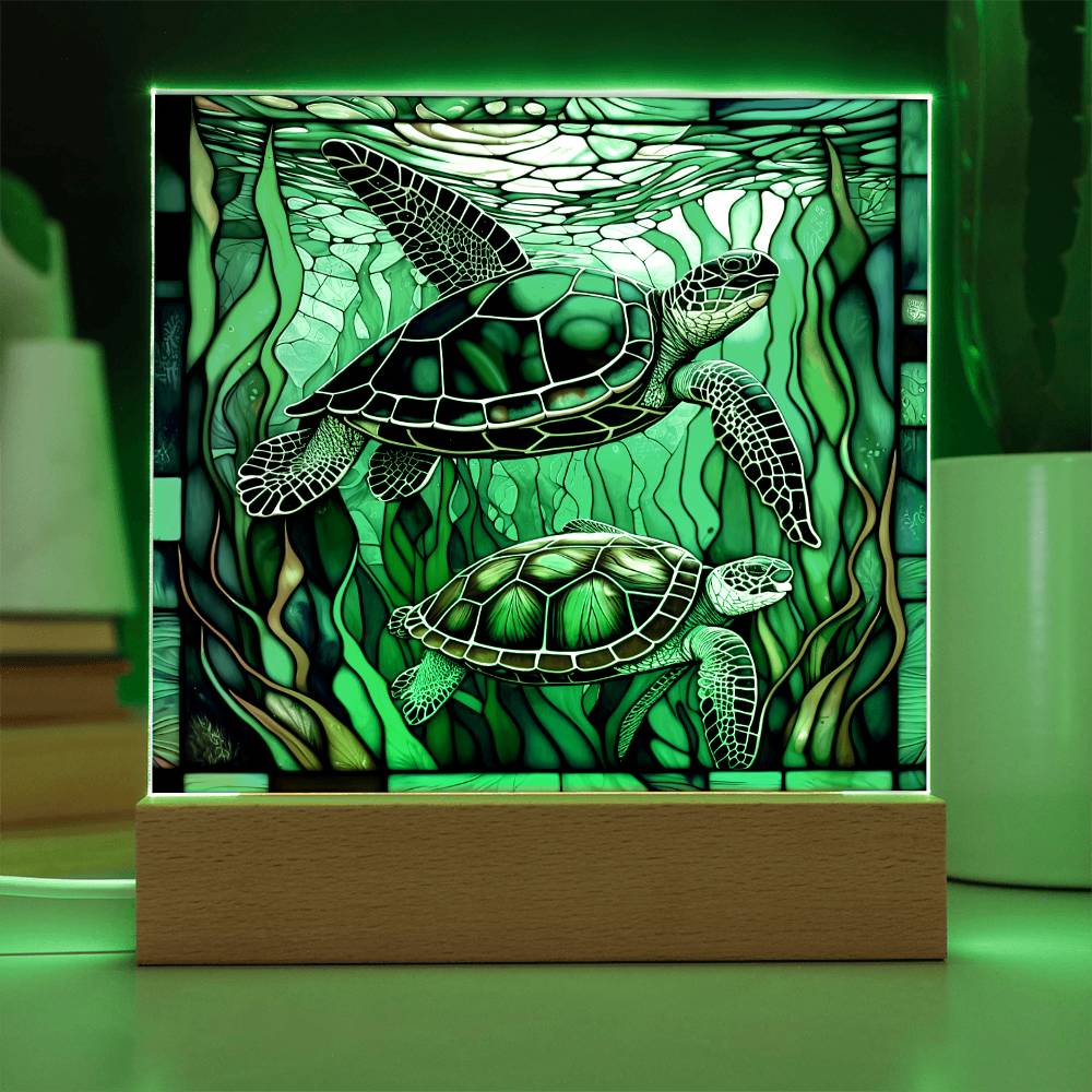 StainedGlass Turtle-Acrylic