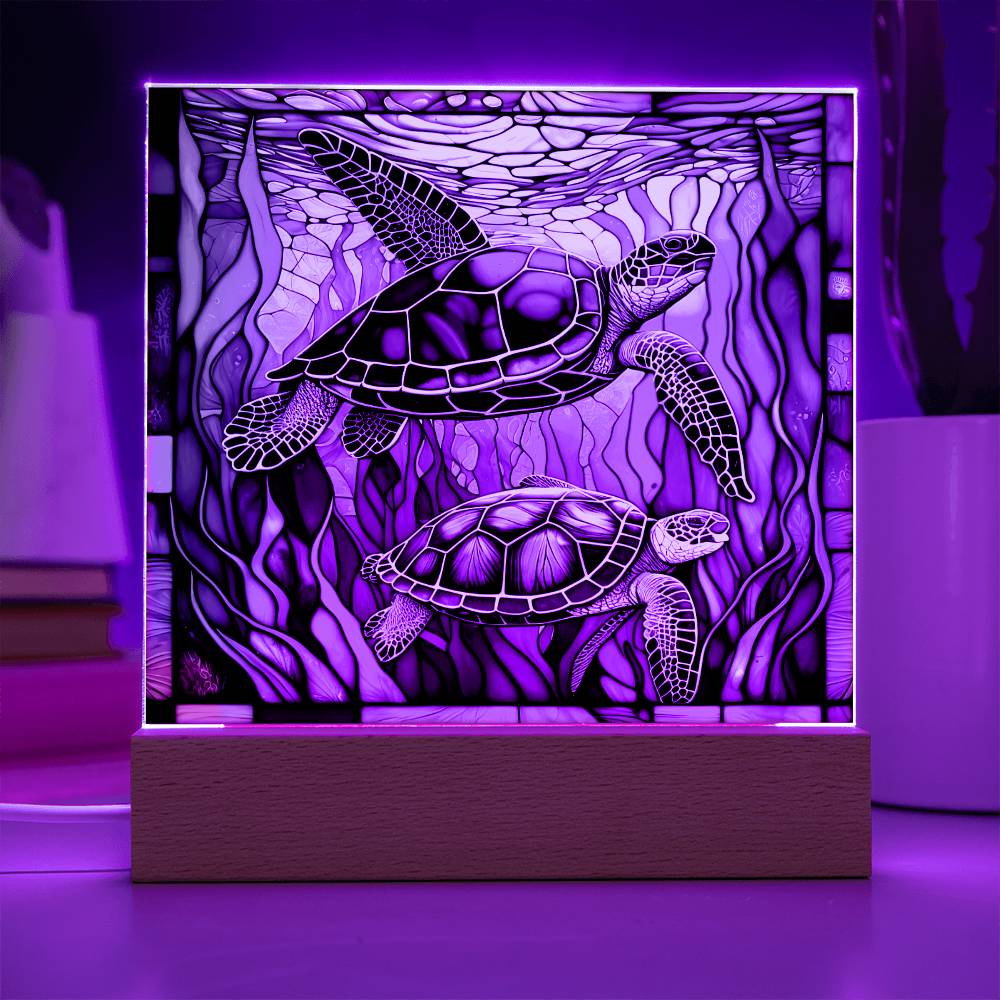 StainedGlass Turtle-Acrylic