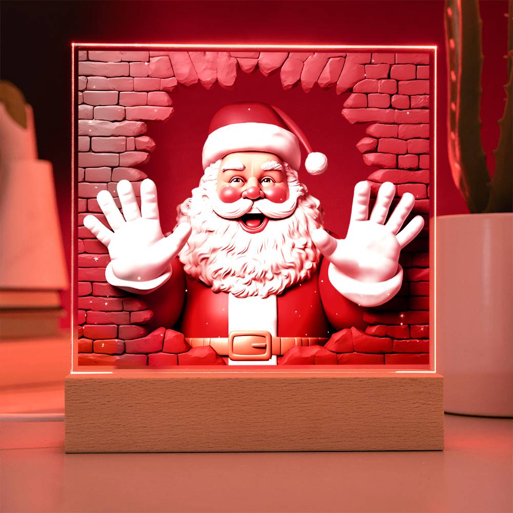 Christmas-Santa Claus 3D-Acrylic