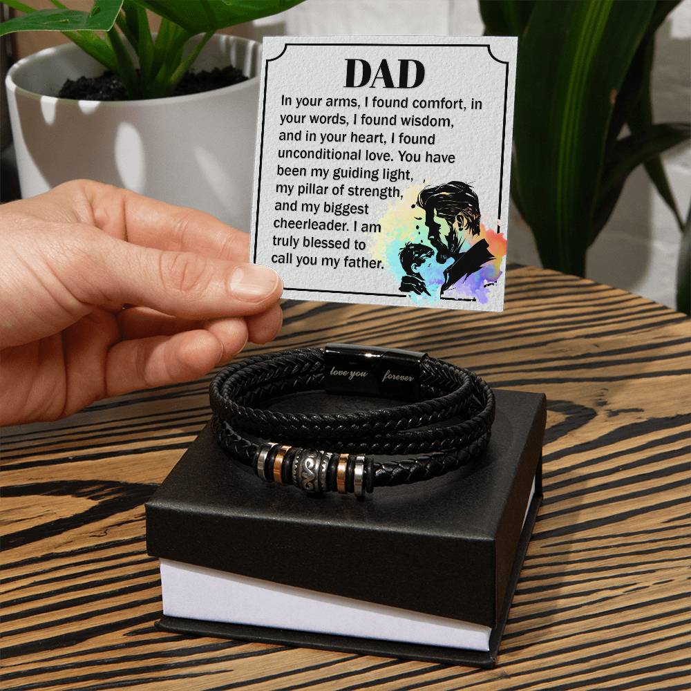 Dear Dad, in your Bracelet