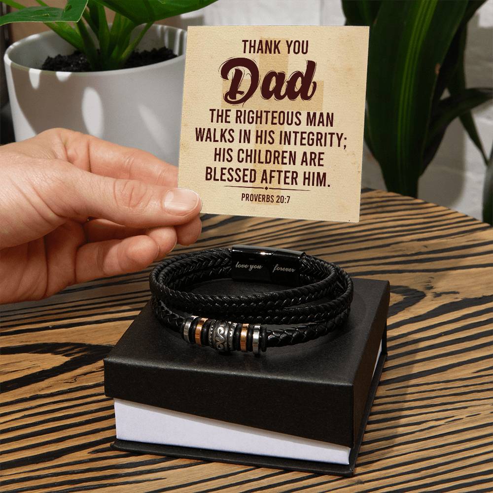 Thank You Dad Bracelet